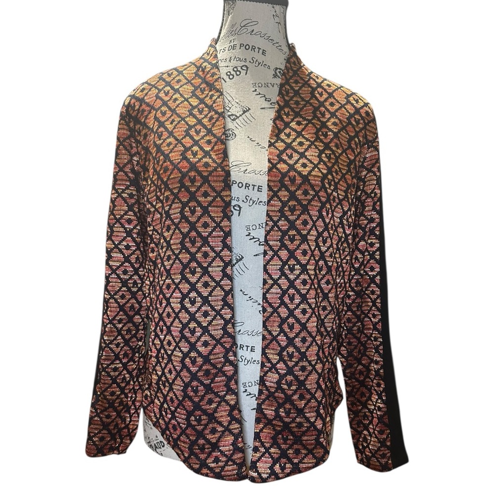 Ruby Rd Diamond Knit Jacket Cardigan